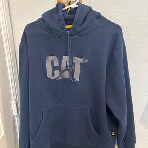 Caterpillar Blue Sweater with CAT Logo